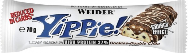 Weider YIPPIE! Bar 70g Cookies-Double Choc