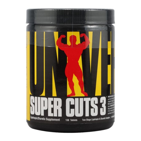 Universal Nutrition SUPER CUTS 3 - 130 Tablets