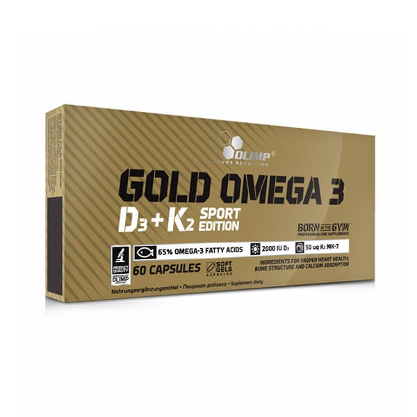 Olimp Gold Omega 3 D3+K2 60 Kapseln