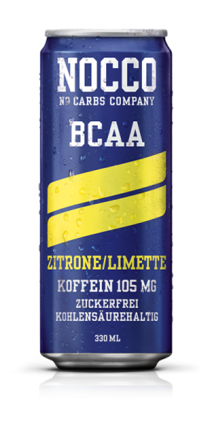 NOCCO BCAA Drink Zitrone Limette Tray 24 x 330 ml