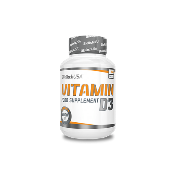 BioTech USA Vitamin D3 - 60 Tabletten