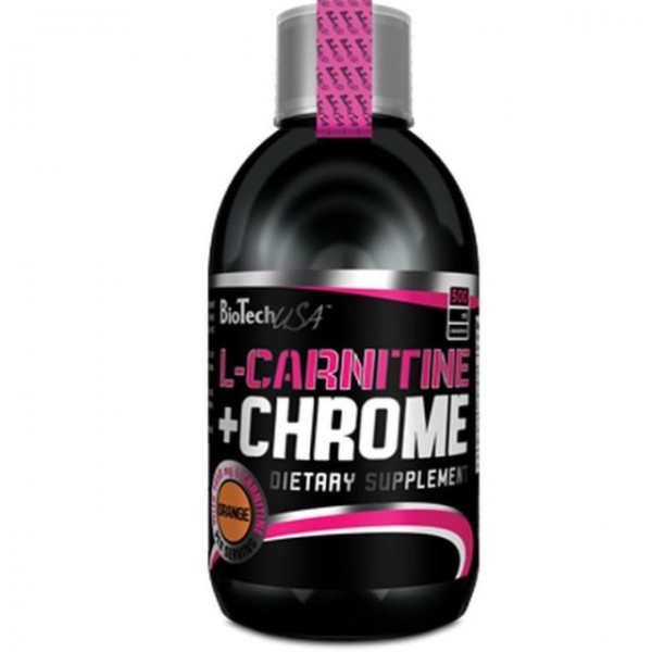 BioTech USA L-CARNITINE + CHROME LIQUID 500 ml